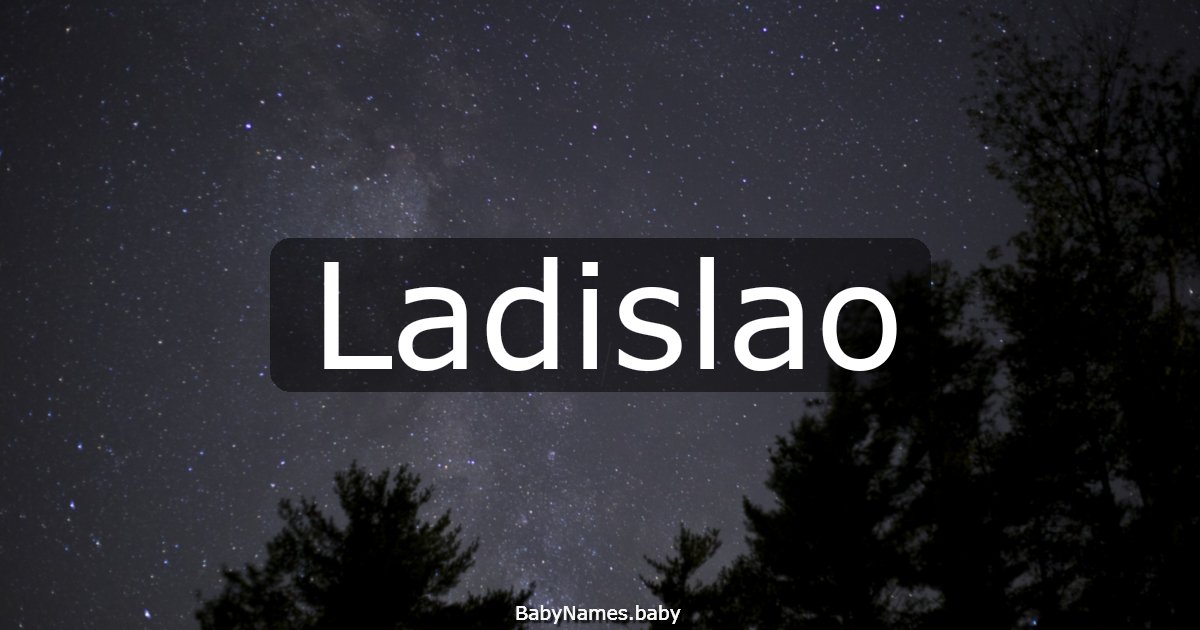 Ladislao