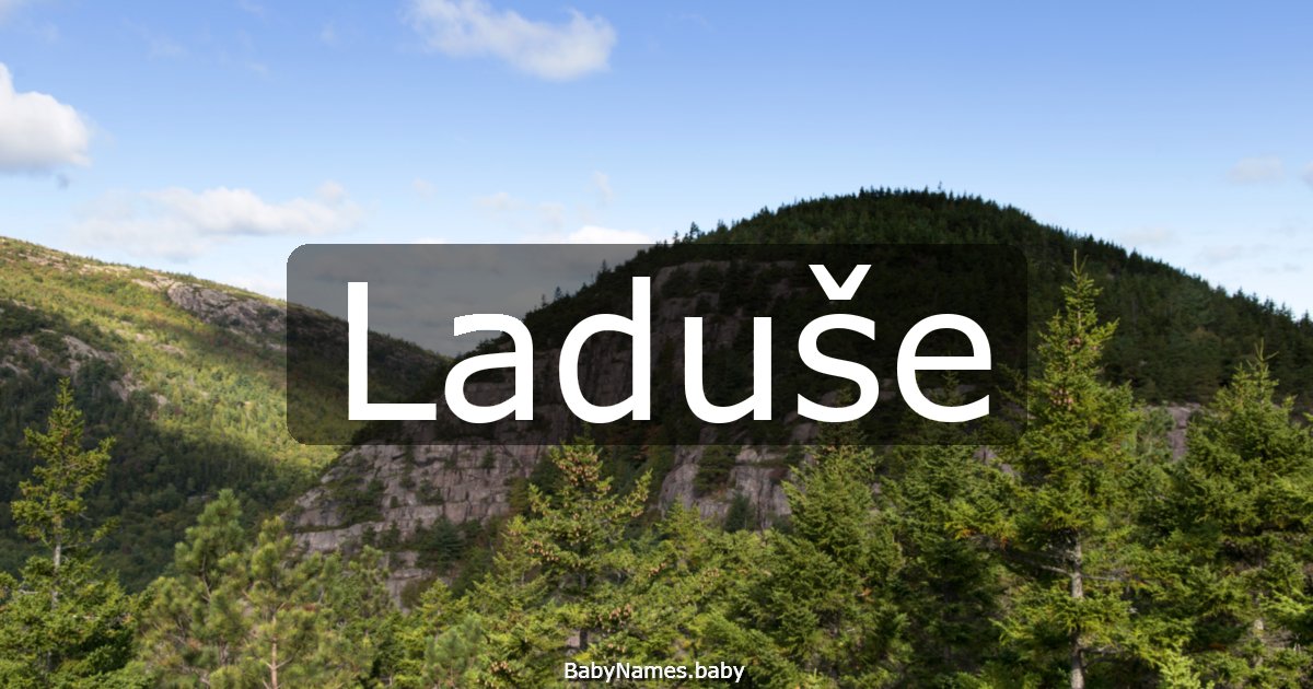 Laduše