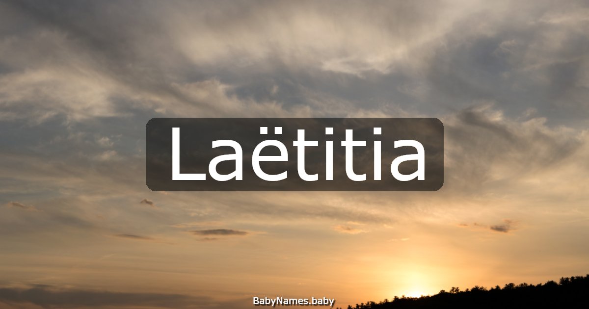 Laëtitia