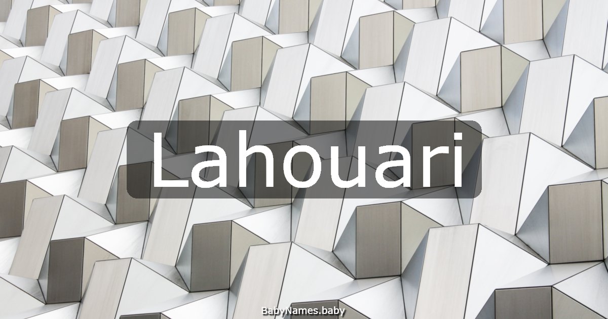 Lahouari