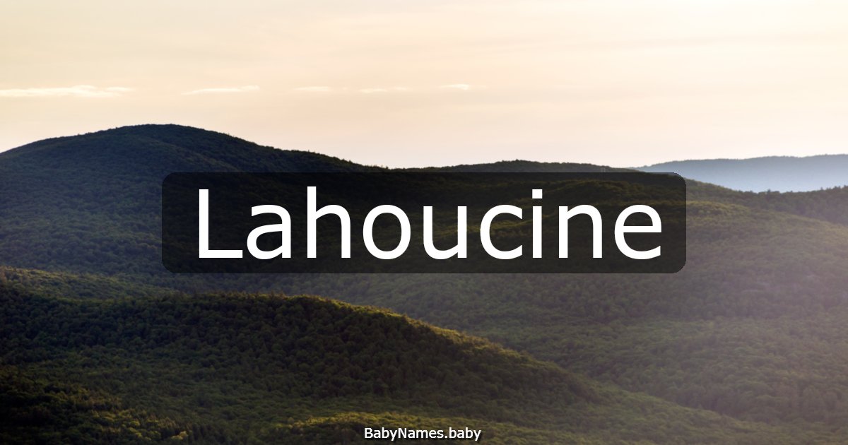 Lahoucine