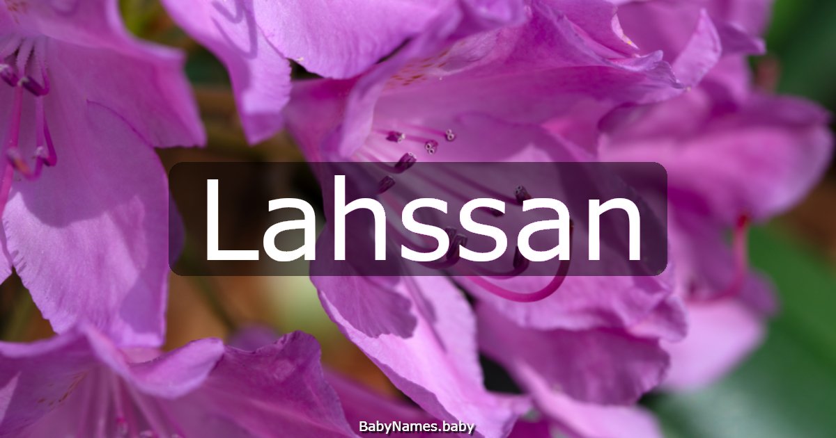 Lahssan