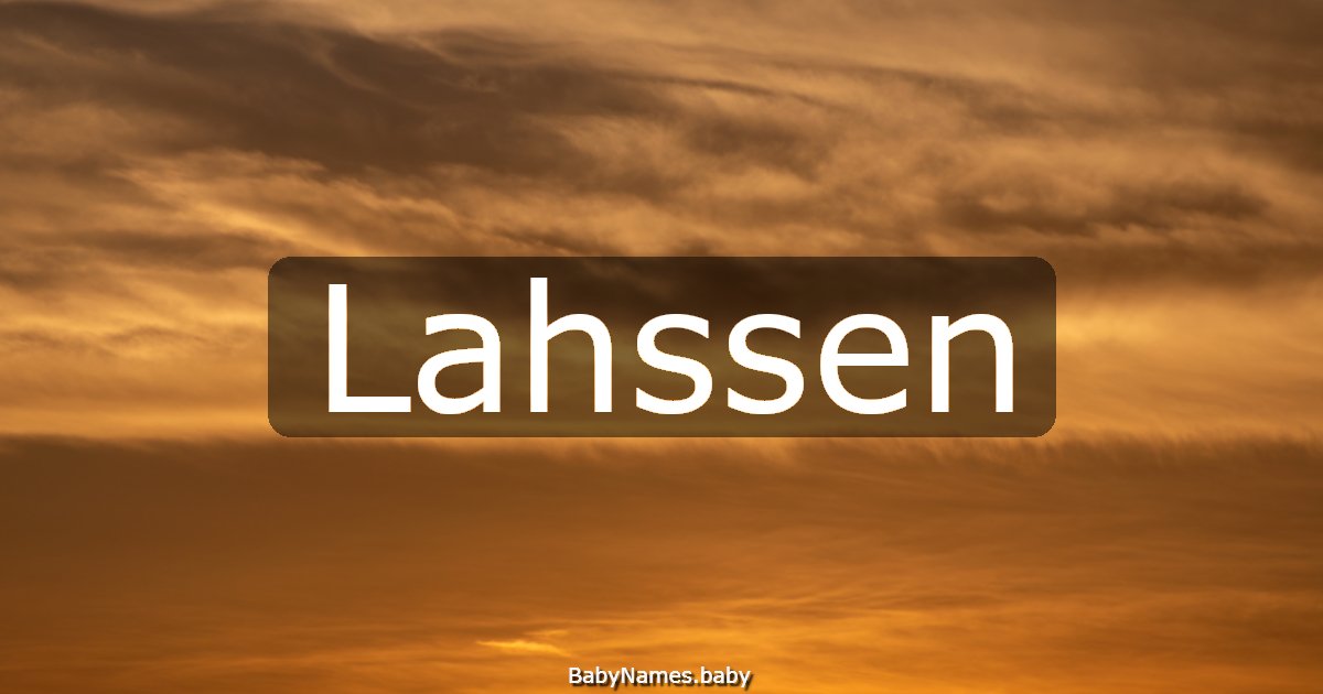 Lahssen