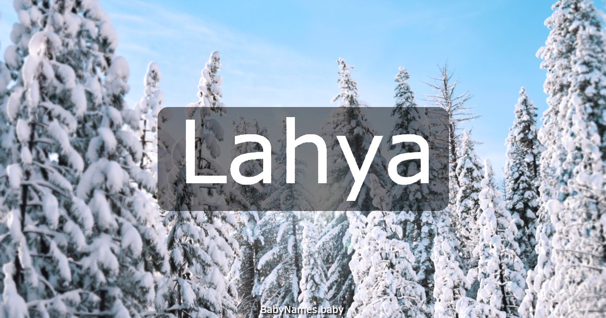 Lahya
