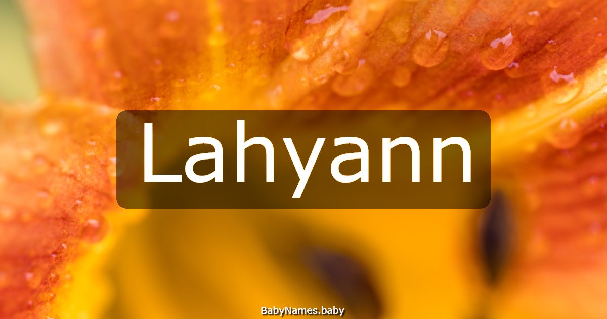 Lahyann