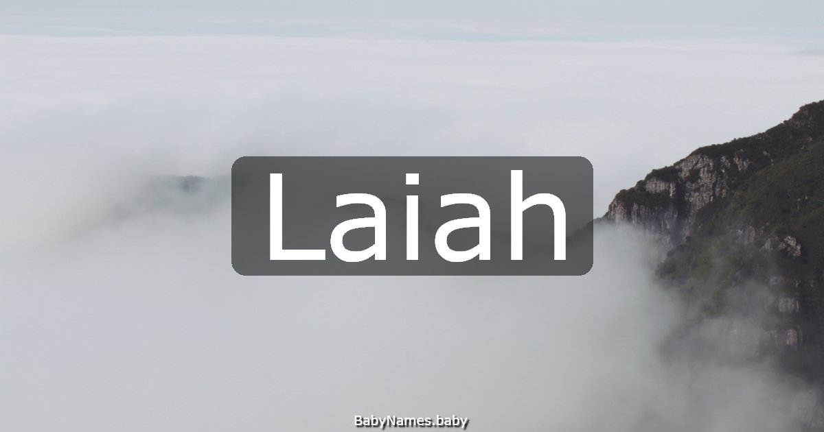 Laiah