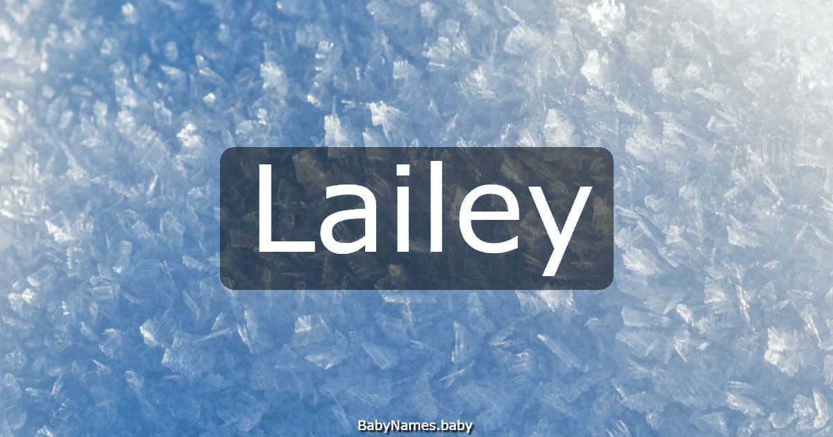 Lailey