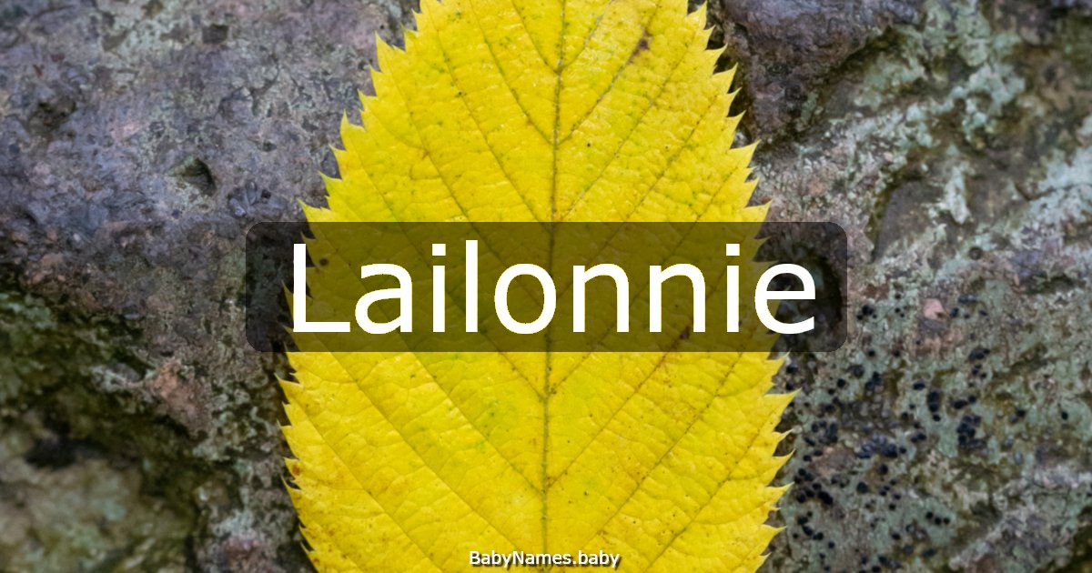 Lailonnie