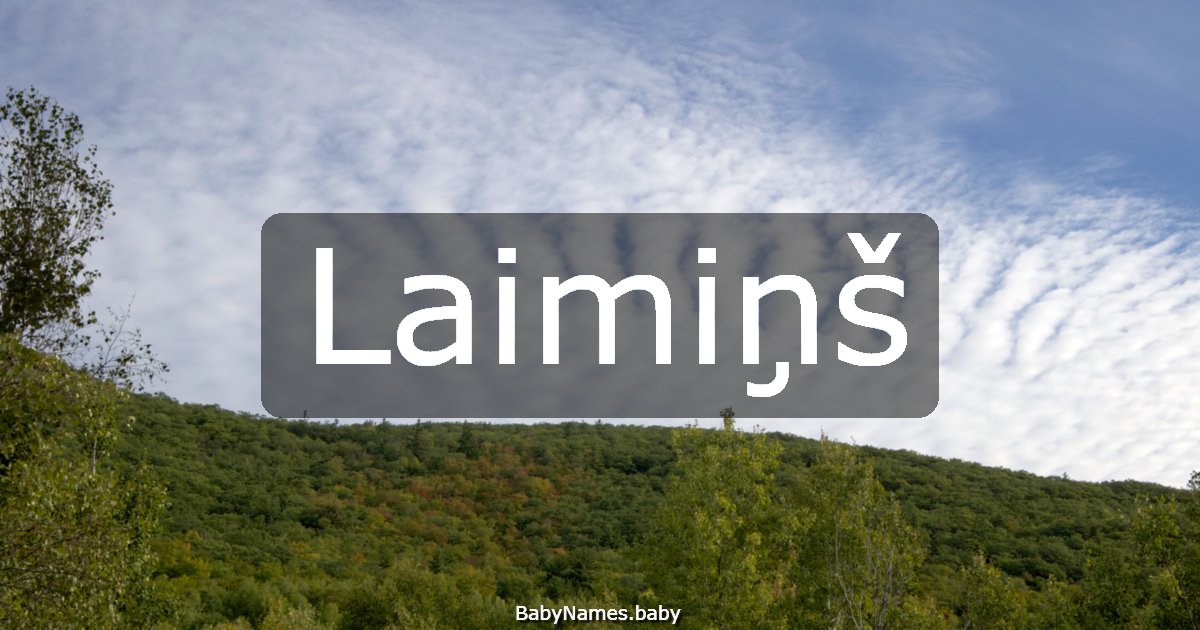 Laimiņš
