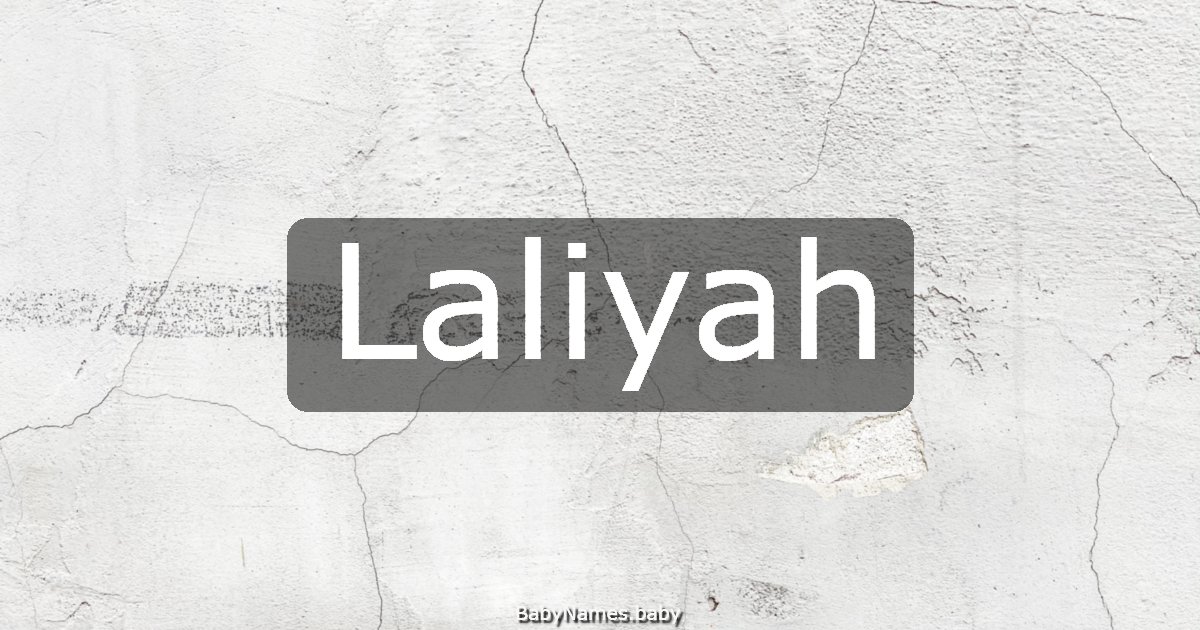 Laliyah