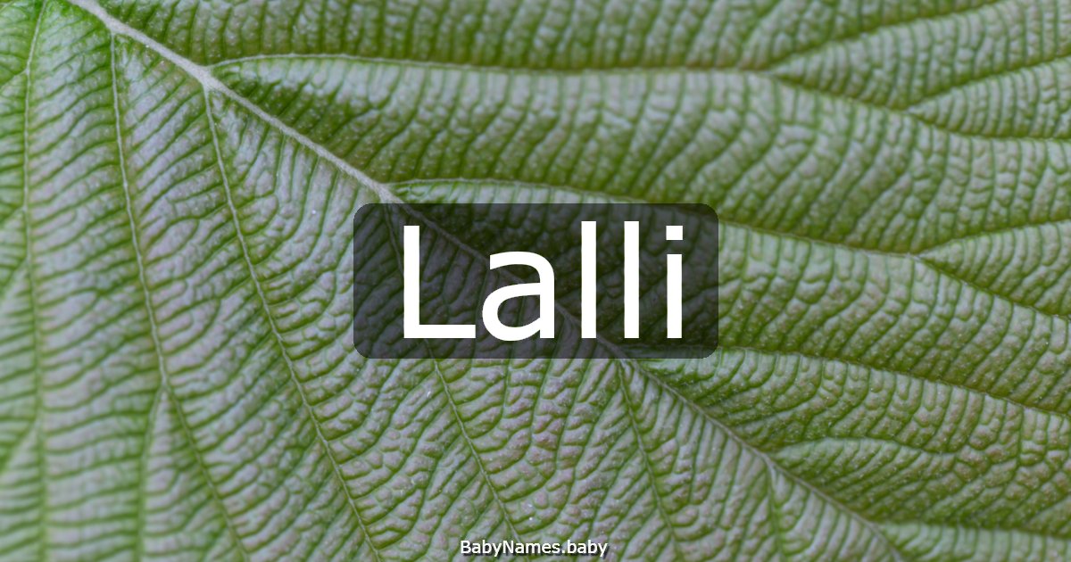 Lalli