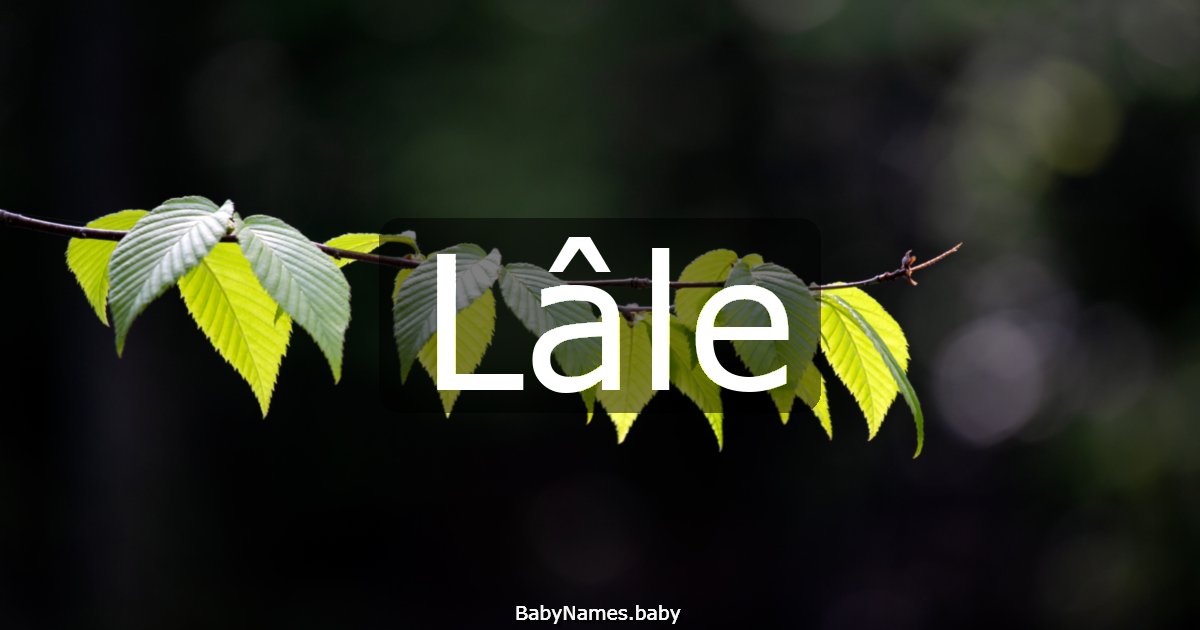 Lâle
