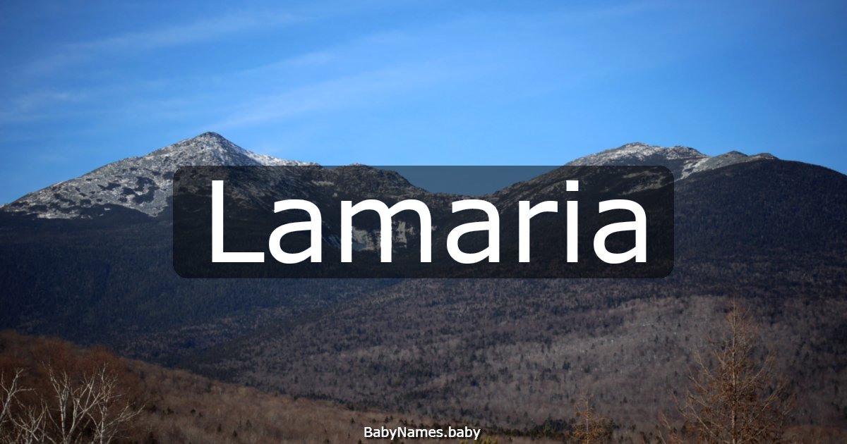 Lamaria