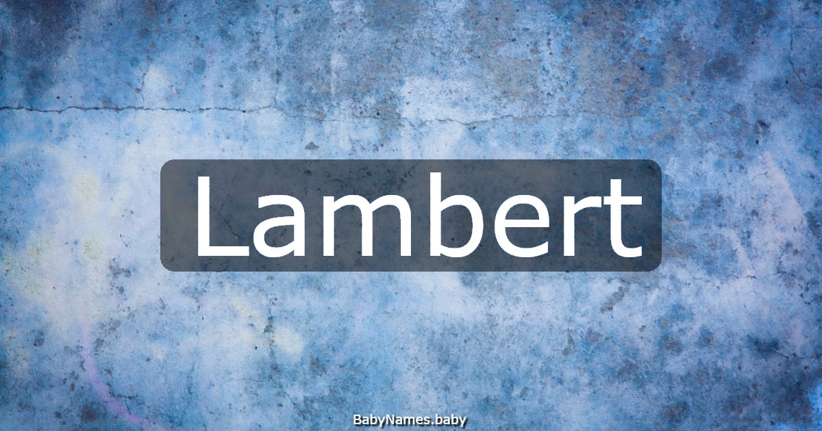 Lambert