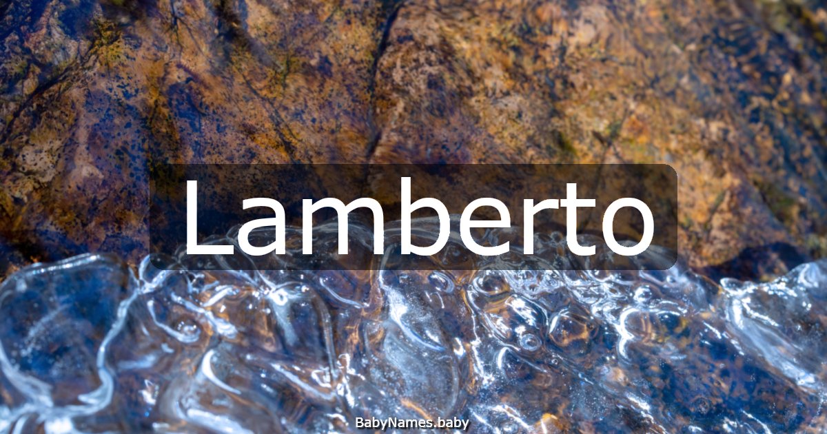 Lamberto