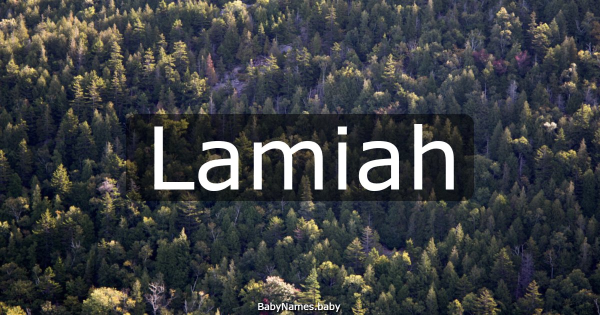 Lamiah