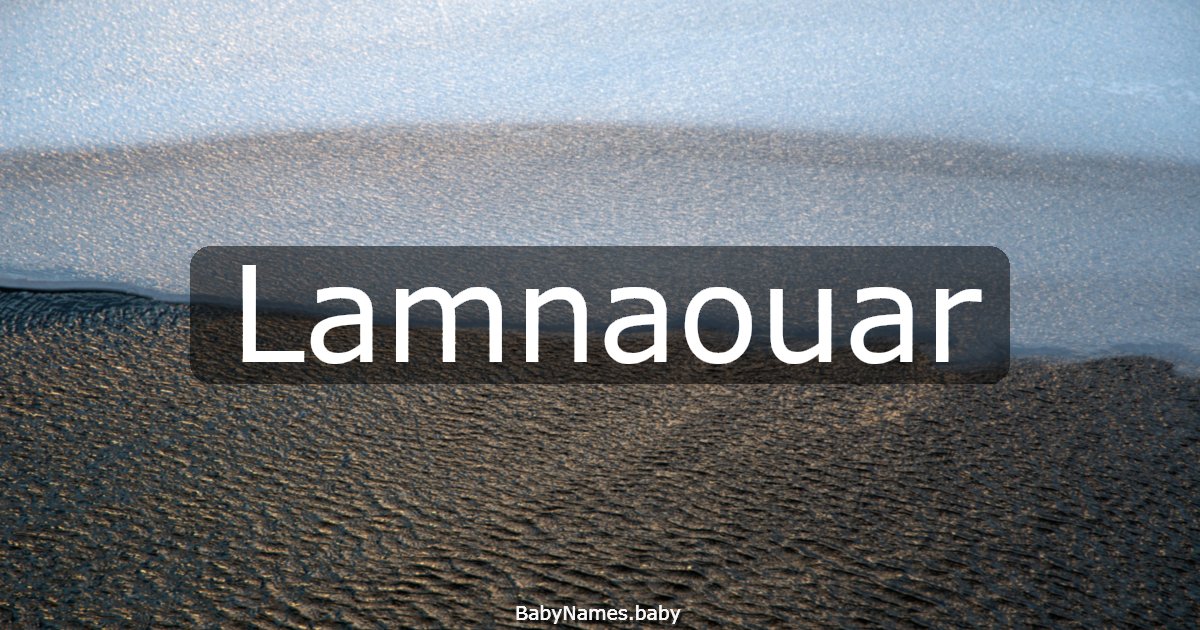 Lamnaouar