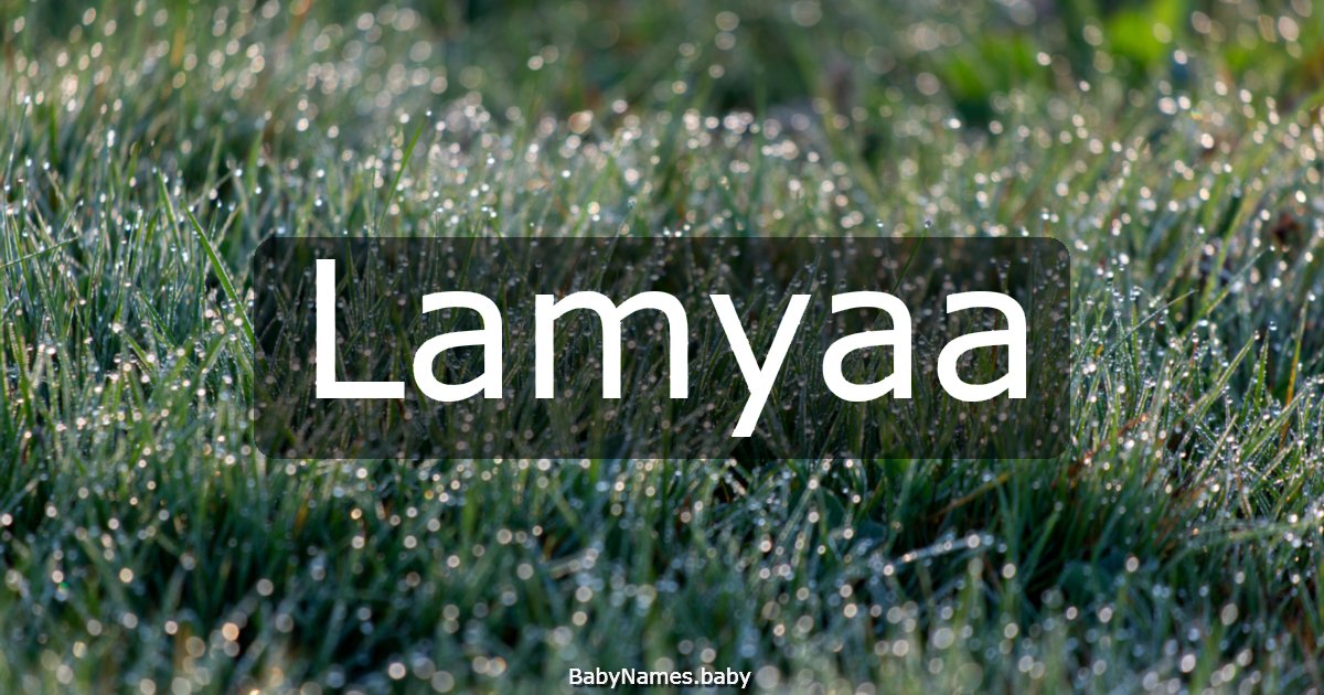 Lamyaa