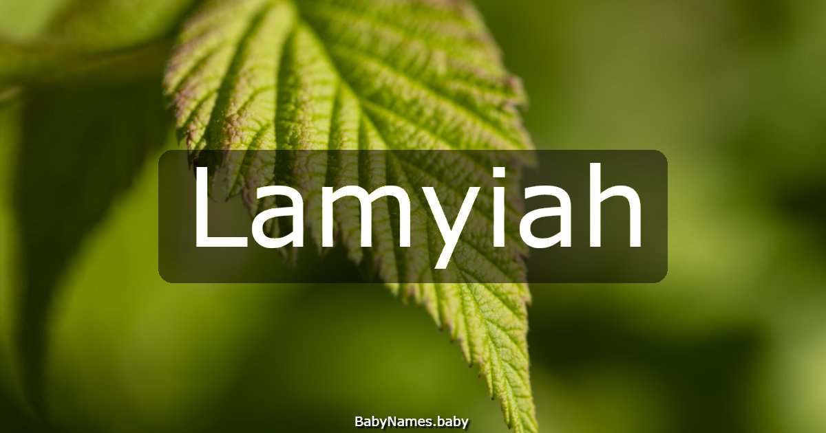 Lamyiah