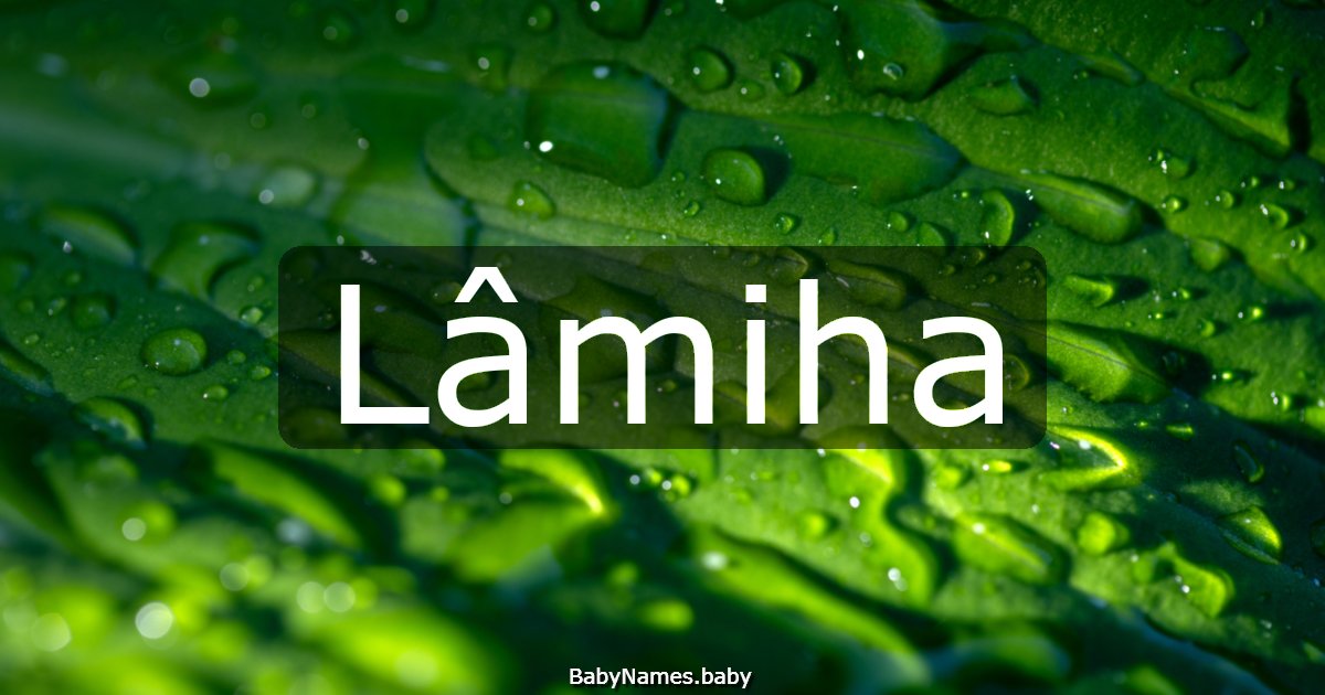 Lâmiha
