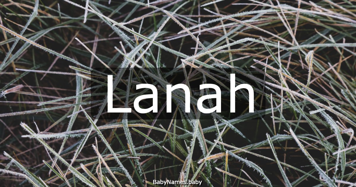 Lanah