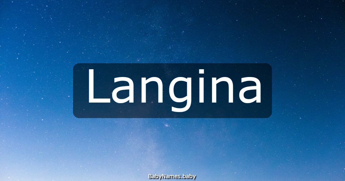 Langina