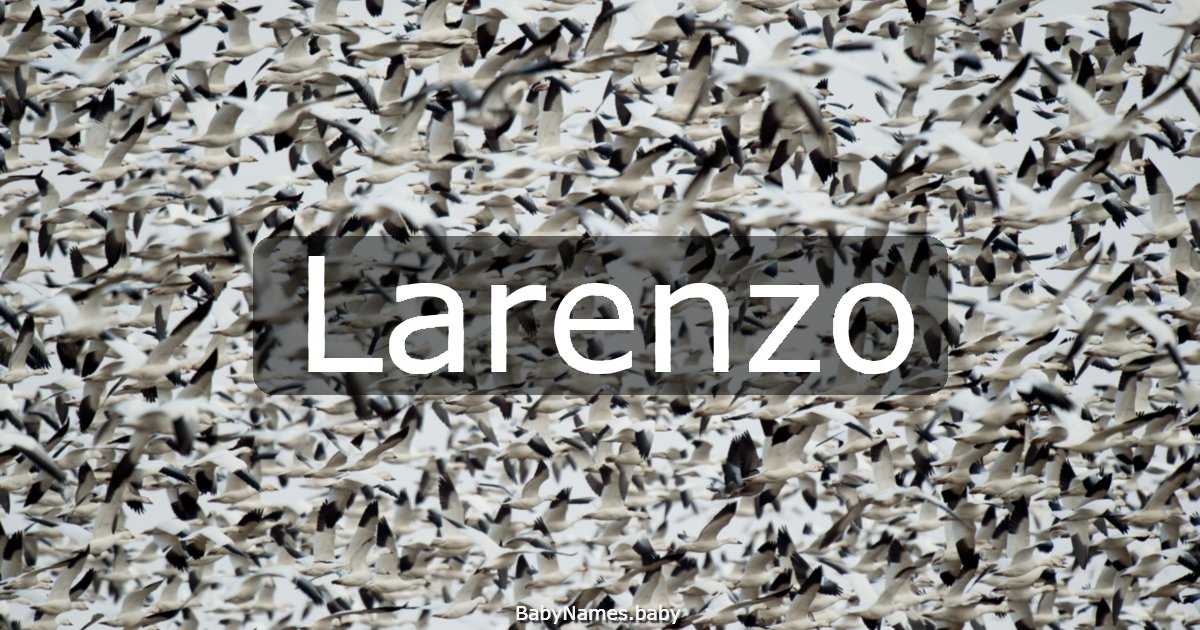 Larenzo