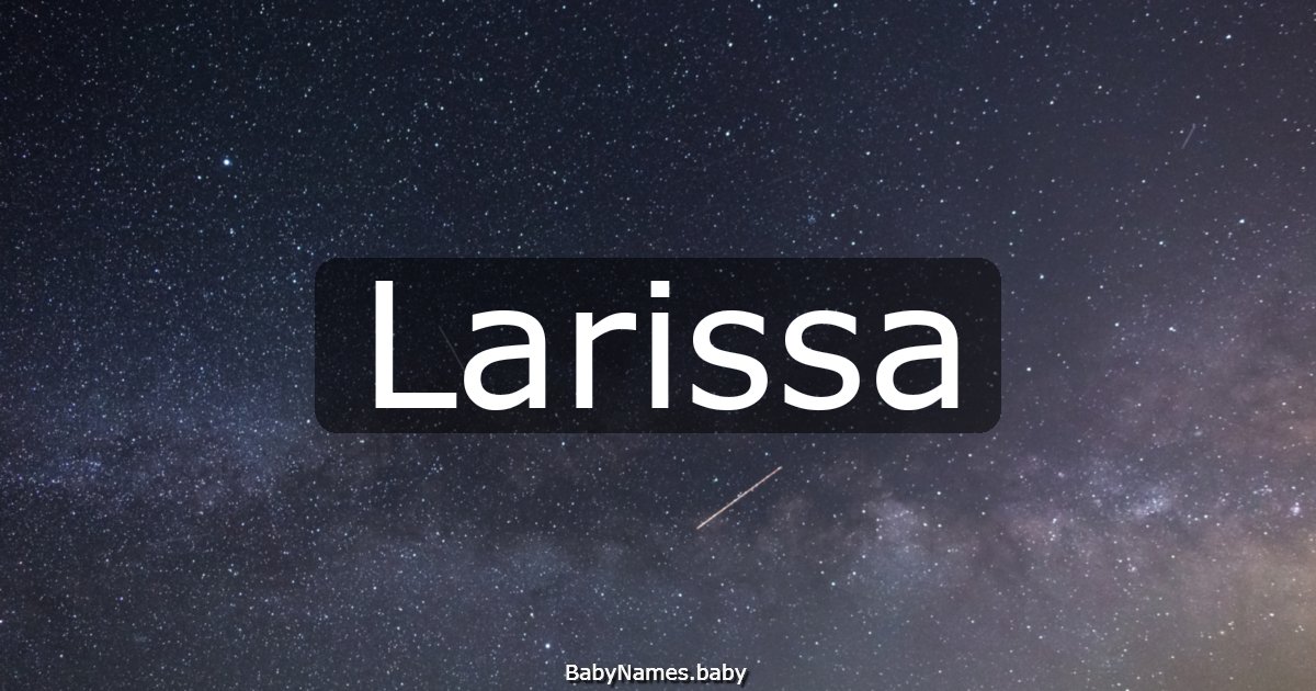 Larissa