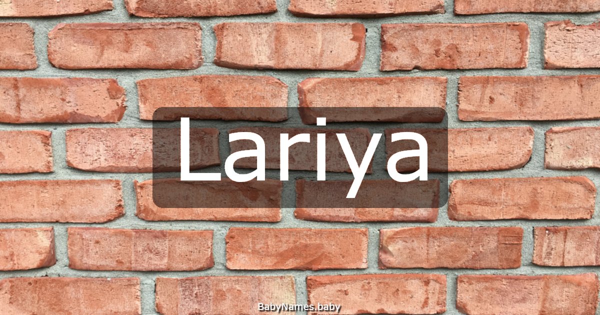 Lariya