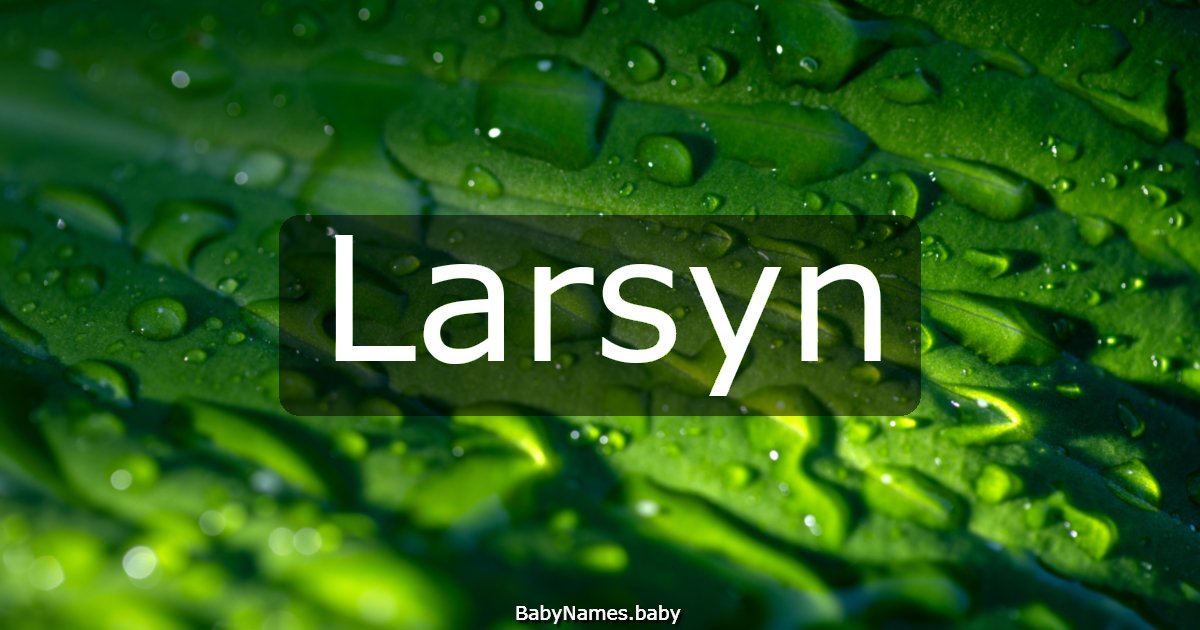 Larsyn