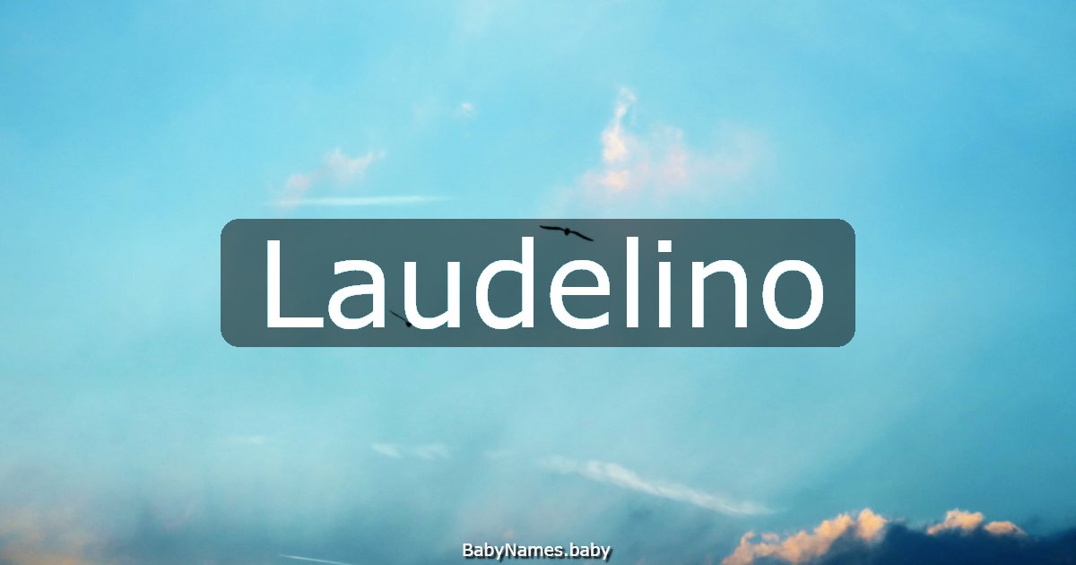 Laudelino