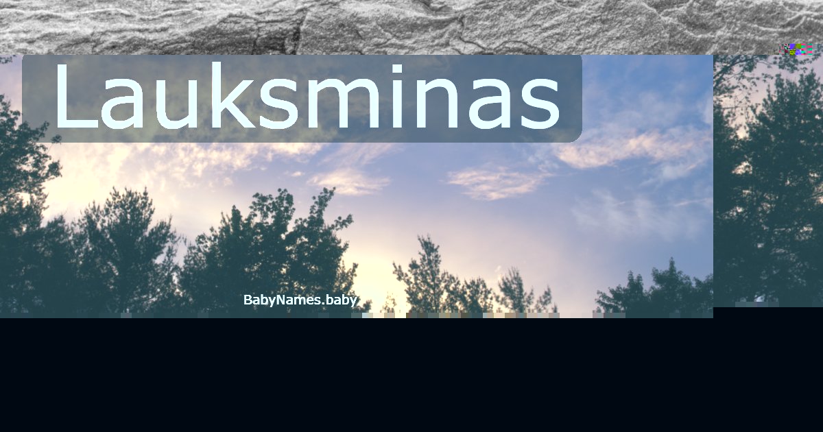 Lauksminas