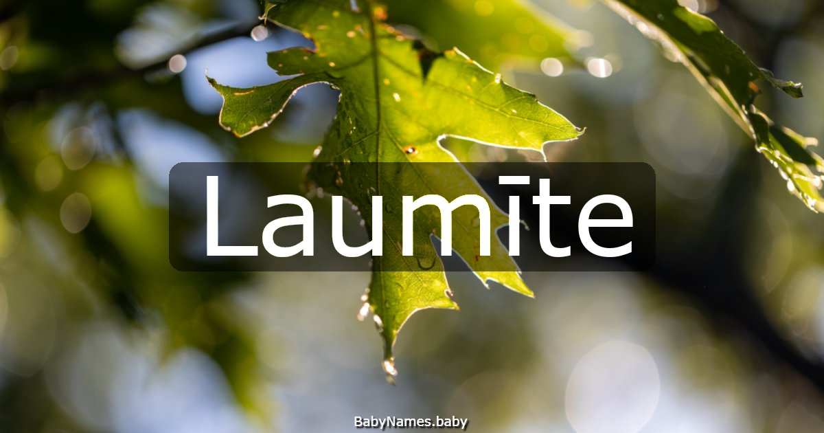Laumīte