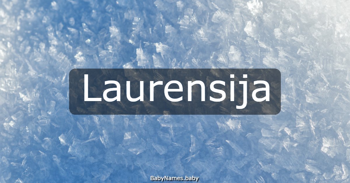 Laurensija