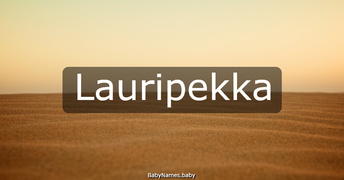 Lauripekka