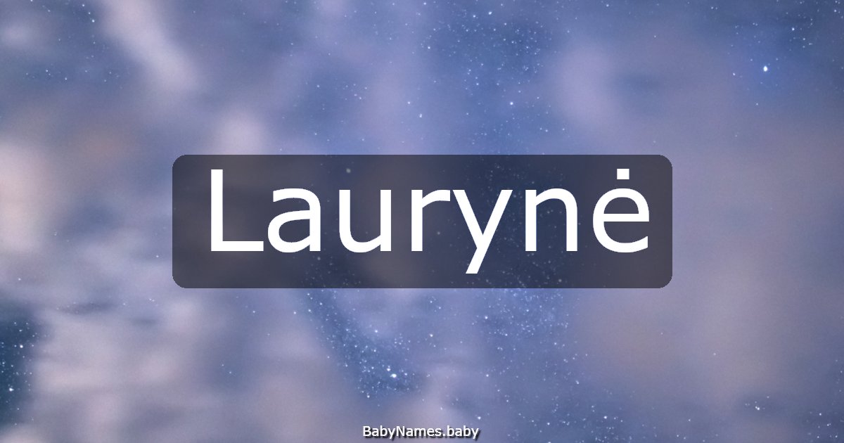 Laurynė