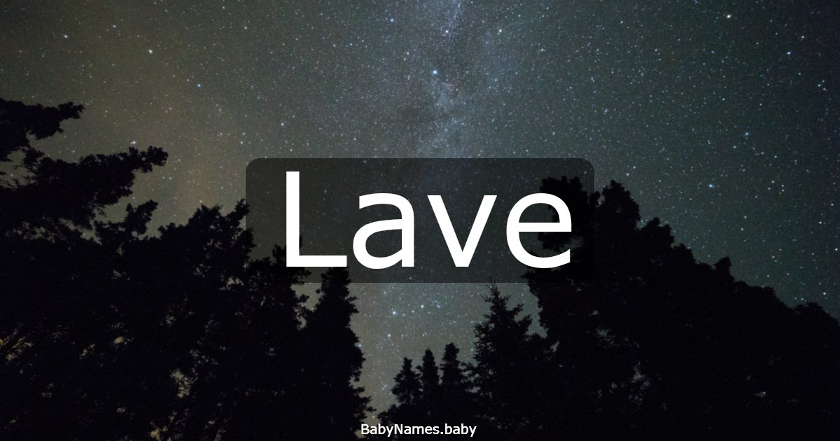 Lave