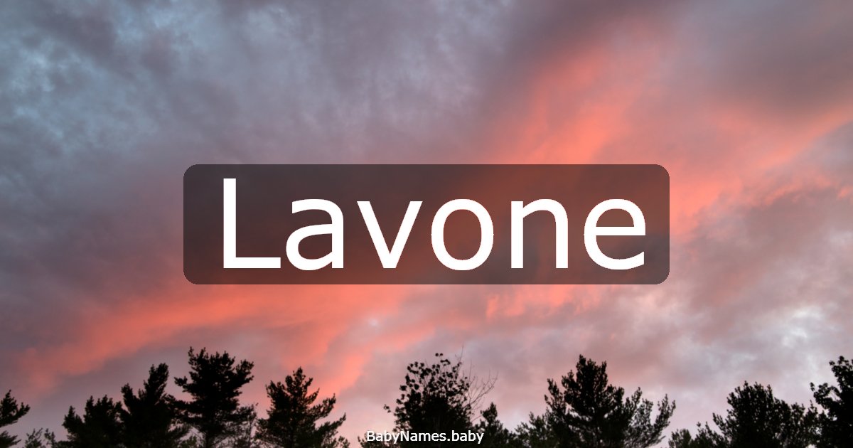 Lavone