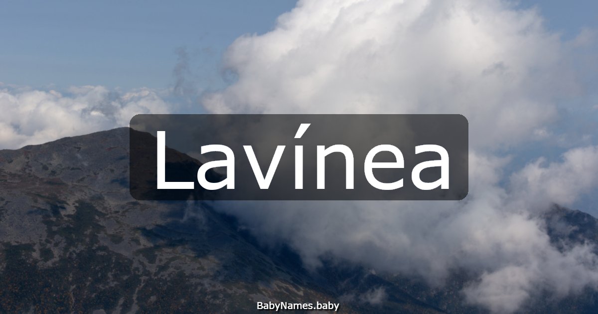 Lavínea