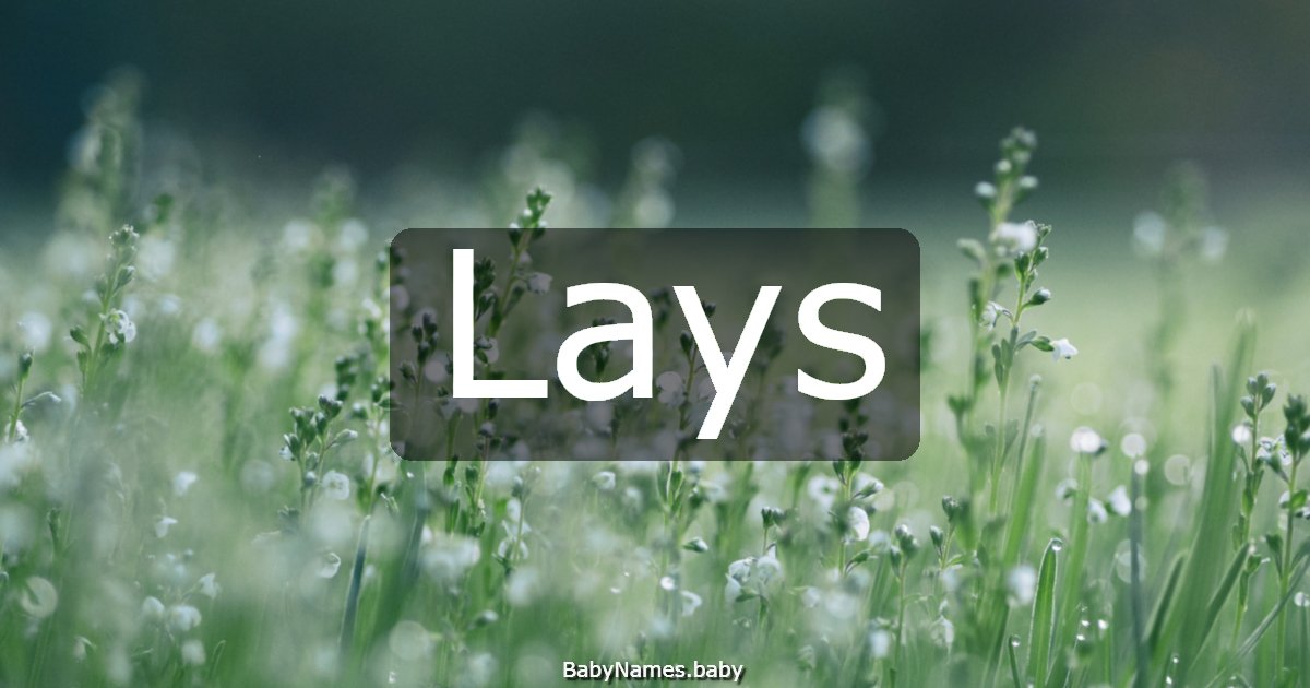 Lays
