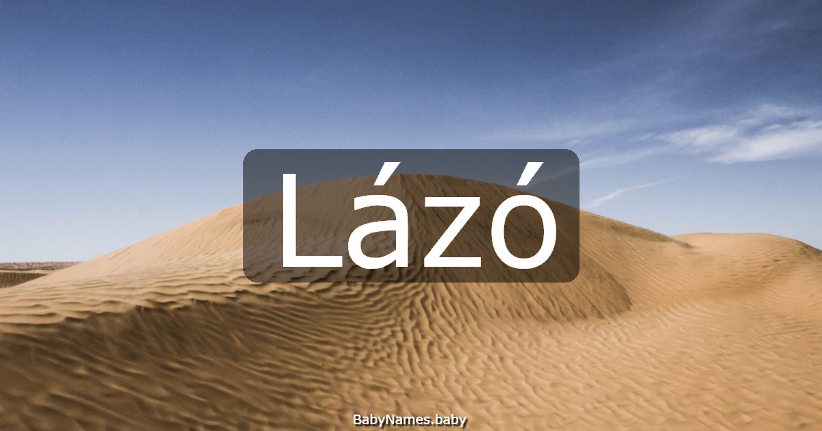 Lázó