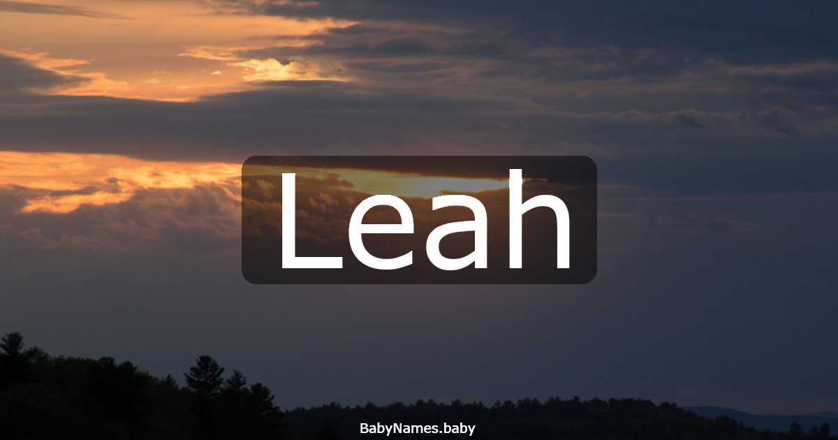 Leah