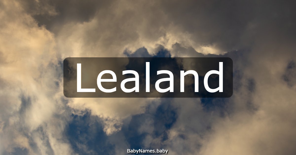 Lealand