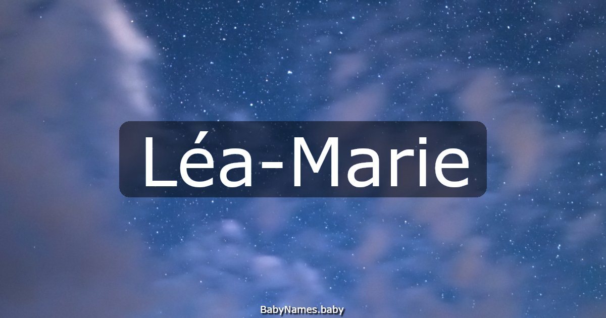 Léa-Marie