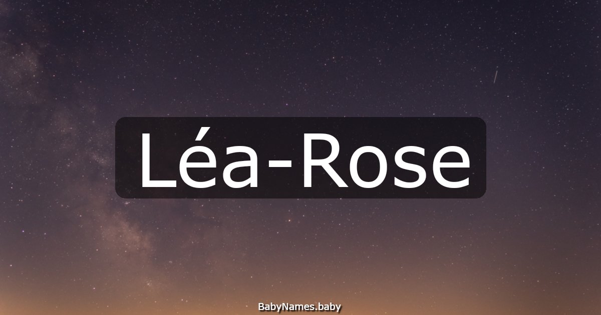 Léa-Rose