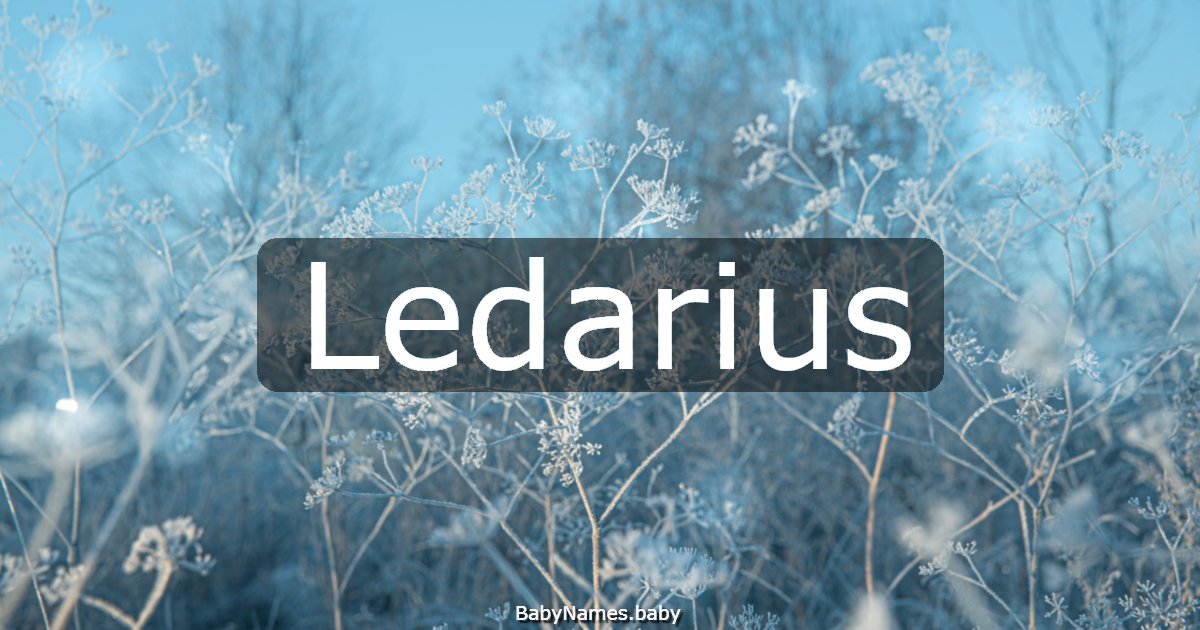 Ledarius