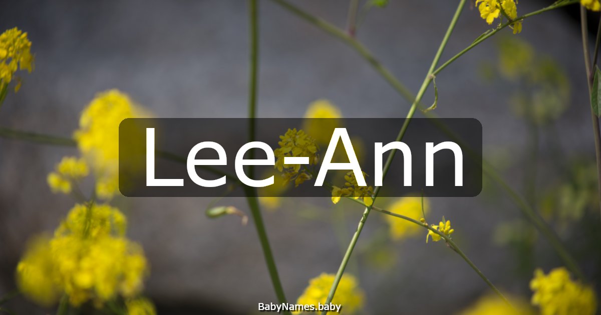 Lee-Ann