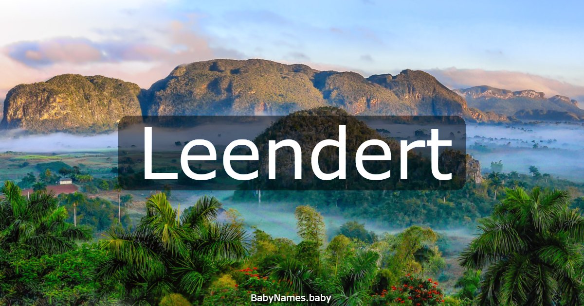 Leendert