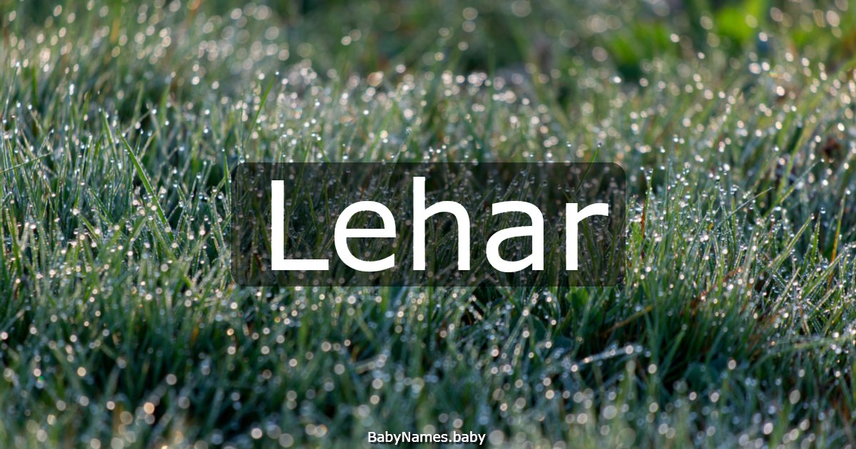 Lehar
