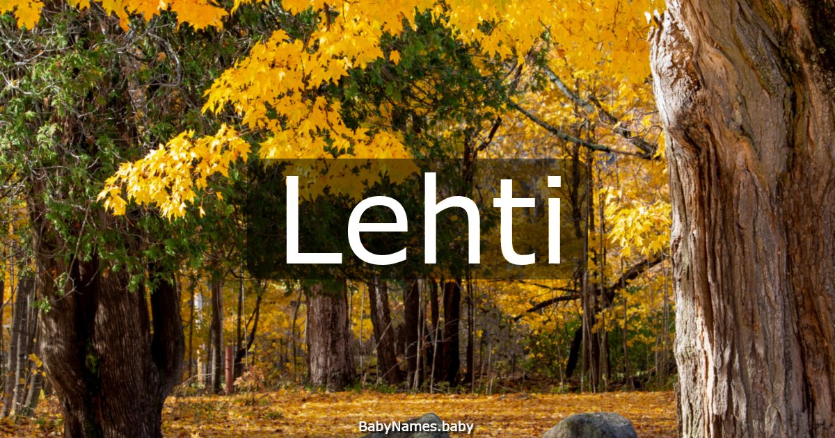 Lehti